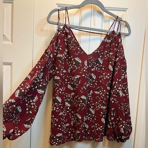 Boho floral blouse